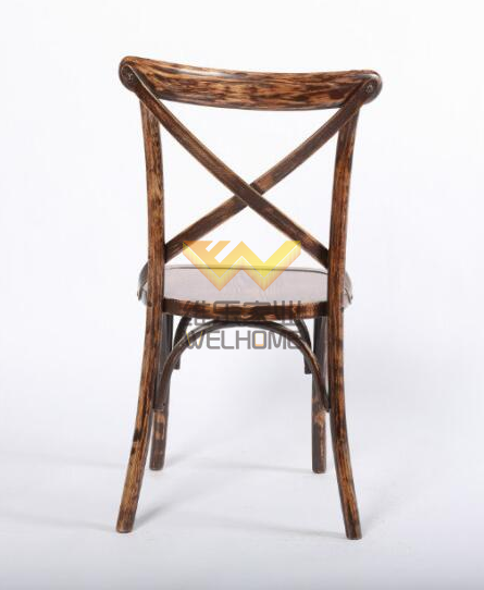  Cross back dining chair for restaurant / home